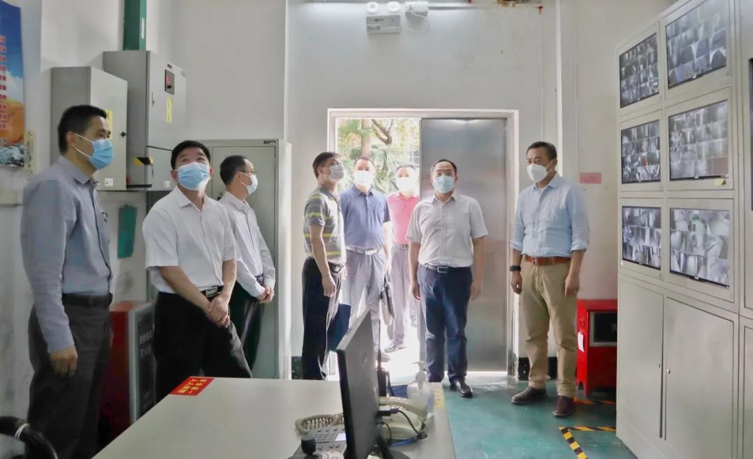 省国资委党委委员、二级巡视员张绳道带队到威廉希尓指数500集团督导疫情防控、安全生产和一季度生产经营情况