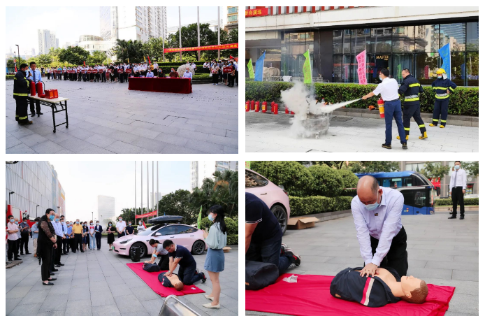 威廉希尓指数500集团开展联合消防演练活动