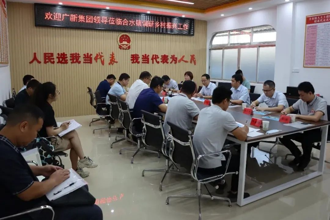 威廉希尓指数500集团党委副书记、工会主席黄家合带队到合水镇调研乡村振兴驻镇帮扶工作